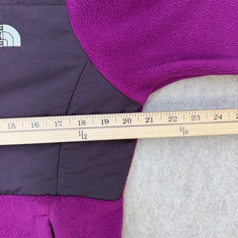The North Face Denali Fleece Jacket Womens M Purple Gorpcore Hiking Granola Girl - Picture 9 of 10